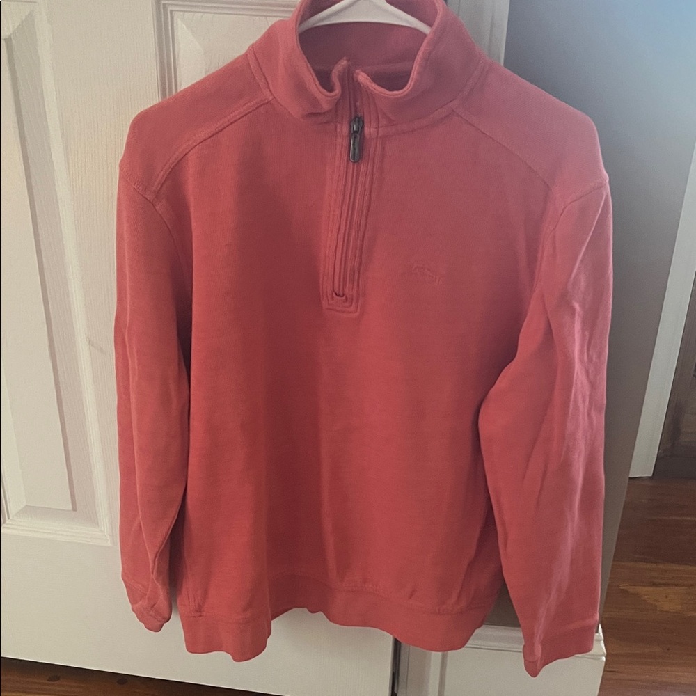 Tommy Bahama Men's Coral Half-Zip - Small